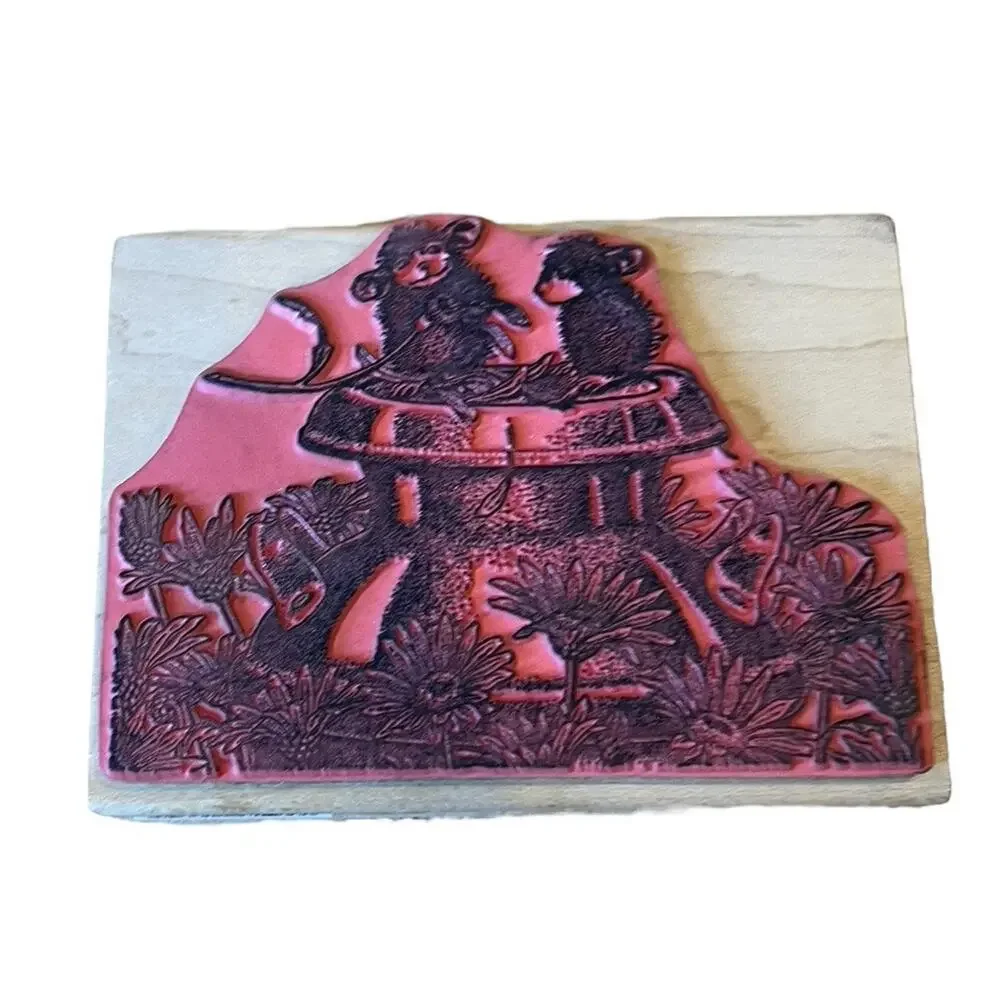 House Mouse Stampabilities She Loves Me HMPR1027 Rubber Stamp Rare Amanda Rare